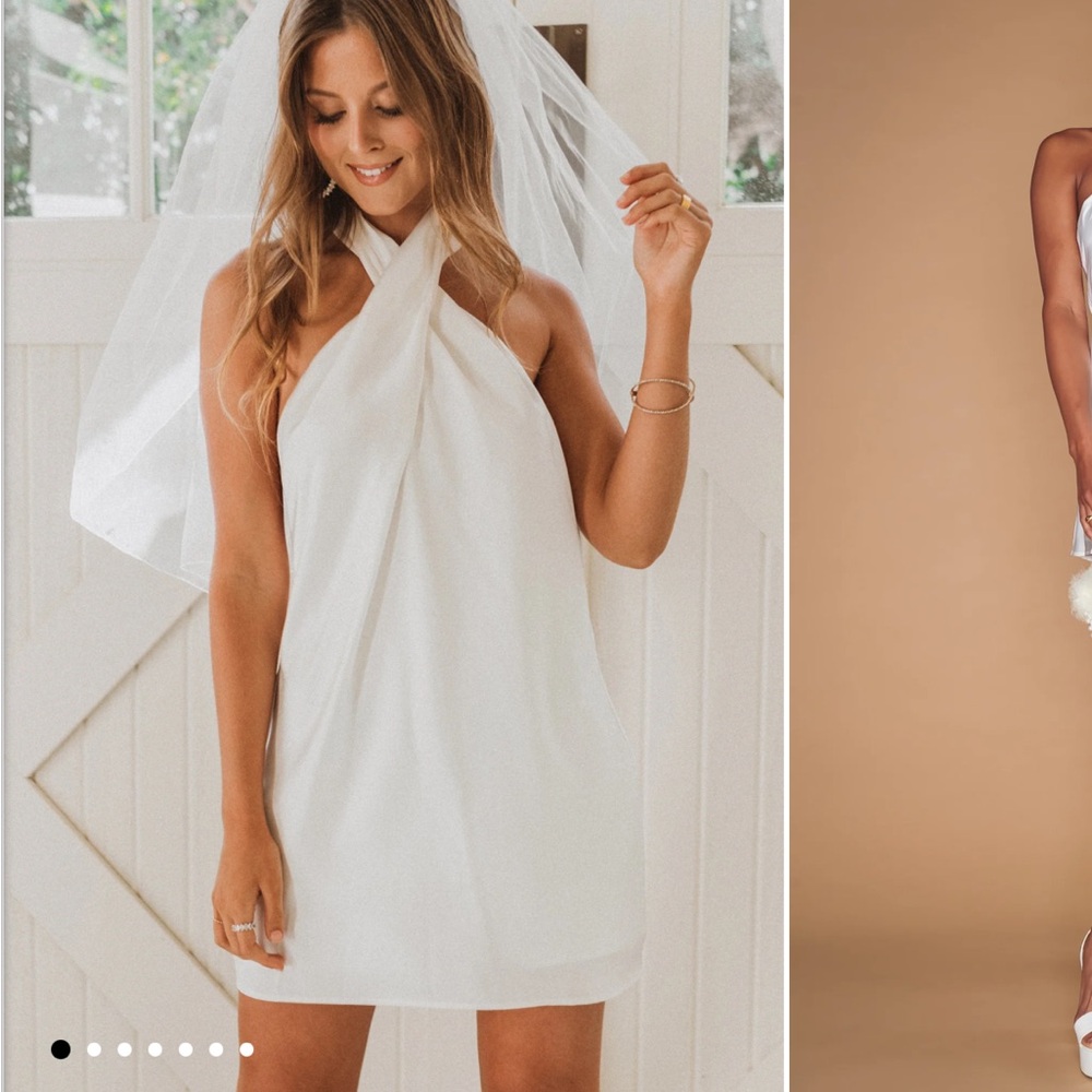 Show Me Your MuMu White Jasmine Mini Dress
